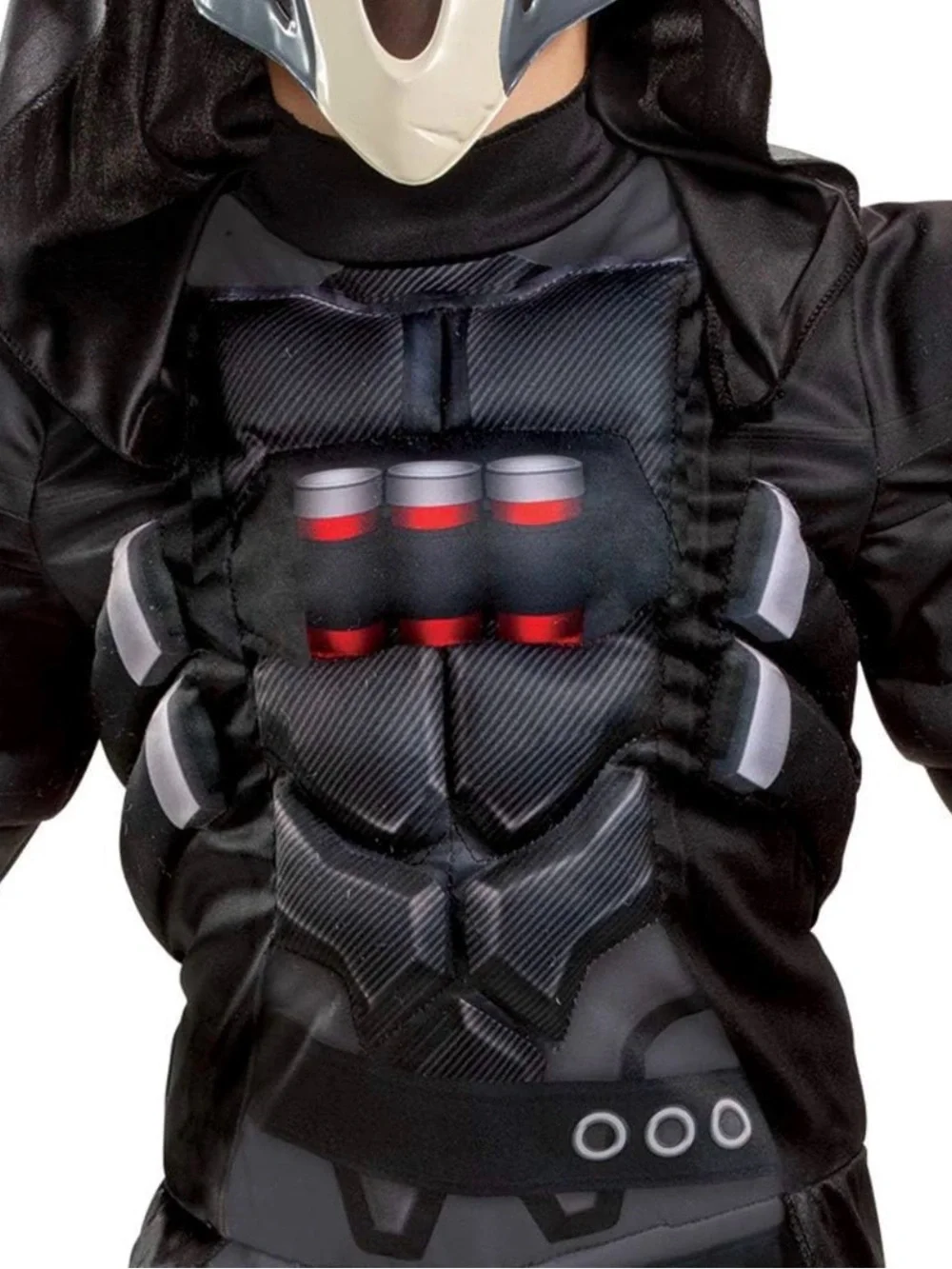Overwatch Reaper Size SM 4-6YRS Kids Halloween Costume w/ Mask Complete Set EUC